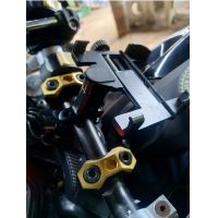 ราคา ที่จับโทรศัพท์ ทำจากอลูมิเนียม สำหรับมอเตอร์ไซค์ ไว้ดู GPS Motorcycle Phone Mount Bike Phone Mount Holder IPOW Universal Cell Phone Bicycle Motorcycle Handlebar Phone Holder (5928268176)