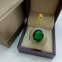 ราคา แหวนพลอยชาย 0431 รุ่นเคลือบทองหนาพิเศษ เสริมฮวงจุ้ย แหวนเพชรcz แหวนทองไมครอน แหวนทองชุบ แหวนทองสวย แหวนใส่ออกงาน แหวน (3258164339)