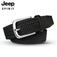 ราคา JEEP SPIRIT เข็มขัดถักผู้ชายเข็มขัดยางยืดไม่มีรูเข็มขัดผ้าแคนวาสสำหรับผู้ชายกางเกงยืดลำลองแบบธุรกิจเข็มขัดถัก (20716619492)