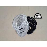ราคา SRY ยางรัดผมเกลียว 50ชิ้น 2 5ซม มี4สีให้เลือก สีดำ สีใส คละสี แดง ฟ้า ชมพู เขียว ส้ม เหลือง ม่วง ยางรัดผมเกลียว อันเล็ก วงเล็ก ยางมัดผม (17460198377)
