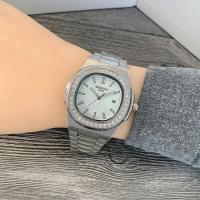 ราคา COMUDIR นาฬิกาสำหรับผู้ชาย Nautilus ของแท้สายรัดเหล็กอินเทรนด์หน้าปัดขนาดใหญ่พร้อมนาฬิกาข้อมือฝังเพชรเพชร (19291003565)