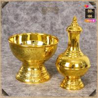 ราคา ชุดกรวดน้ำ ลายไทยวิจิตร ที่กรวดน้ำคุณภาพดี ชุดกรวดน้ำพลาสติก ลายไทยสวยงาม (14664736081)