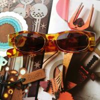 ราคา แว่นตากันแดด แว่นตาวินเทจ แว่นเก่าเก็บยุค 90s รุ่น Rare Tiger กรอบลายเสือ ทรงมน เลนส์สีดำ วินเทจแท้ หายากและไม่มีผลิตอีกแล้ว (4154698203)