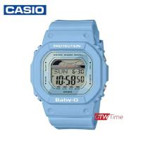 ราคา Casio Baby G นาฬิกาข้อมือผู้หญิง สายเรซิ่น รุ่น BLX 560 2DR สีฟ้า (1834716788)