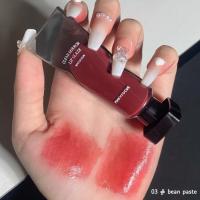 ราคา กระจกสีดำลิปเคลือบริมฝีปากน้ำสูงแวววาวให้ความชุ่มชื้นลิปสติกทินท์ลิปสีแดงเซ็กซี่แต่งหน้า Longlasting สีถ้วยไม่ติดลิปกลอส (17043650560)