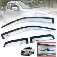 ราคา กันสาดประตู กันสาด สำหรับ รุ่น อีซูซุ ดีแม็กซ์ D MAX สีบรอนซ์ ขอบดำ 2ประตู ปี 2012 2014 4ชิ้น (20850408062)