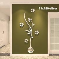 ราคา แจกัน Meyakli 3D 3มิติสติ๊กเกอร์ติดผนังห้องนั่งเล่นห้องนอน TV พื้นหลังตกแต่งสติ๊กเกอร์ติดผนัง (10436146814)