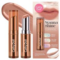 ราคา Wanna Shine Lipstick cathy doll เคที่ดอลล์ วันนาไชน์ลิปสติก ลิปสีบำรุงริมฝีปาก 3 g (19363981702)