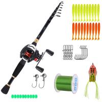 ราคา ชุดคันเบ็ดตกปลา1 6ม 2 4ม ชุดคันเบ็ดและรอกเต็มชุดรอกตกปลาชุดเสาเกียร์ตกปลา500ม (10541046207)