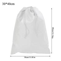 ราคา กระเป๋าเก็บรองเท้ากระเป๋าหูรูดกันฝุ่นสีดำสีขาวพกพาใหม่ (13569481662)