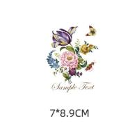 ราคา ตัวรีด สติ๊กเกอร์รีดติดผ้าดอกไม้เล็ก (17366957942)