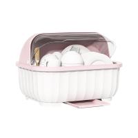 ราคา ที่คว่ำจาน ที่คว่ำจานมีฝาปิด กล่องเก็บจานชาม ชั้นวางจาน 3ขนาด กล่องคว่ำจาน ที่คว่ำจานทรงโค้งมน Dish drainer มีถาดถาดระบายน้ำ (20820066467)