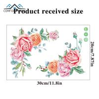 ราคา วอลเปเปอร์ตกแต่งผนังพีวีซีติดผนังลายดอกไม้สติ๊กเกอร์ห้องน้ำน้ำหนักเบากันน้ำได้สำหรับตกแต่งห้องน้ำ (19640249992)