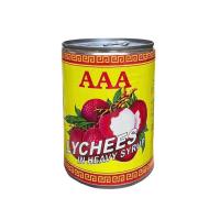 ราคา ลิ้นจี่กระป๋อง ลิ้นจี่ในน้ำเชื่อม ผลไม้กระป๋อง AAA 565 กรัม (20655302749)