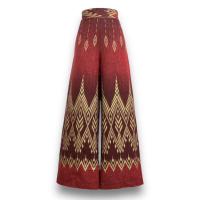 ราคา พร้อมส่ง รุ่น กางเกงผ้าไทยประยุกต์ กางเกงงานผ้าไทย ผ้าฝ้ายหมักโคลนย้อมคราม (21263490366)