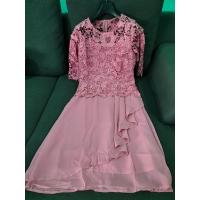 ราคา ชุดเดรสลูกไม้ออกงาน ชุดเดรสสวย สวยมากๆ ค่ะ ชุดแซก ออกงาน สีกรม ชมพู ฟ้า ดำ ม่วง เดรสออกงาน เดรสไปงาน M 3XL ทรงเอ ราตรี สั้น (14331145024)