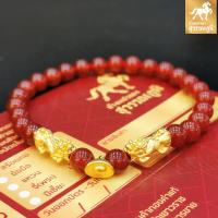 ราคา ข้อมือปี่เซียะทองแท้ ตัวคู่ ก้อนทอง หินมงคล น้ำหนักทอง 0 45 0 55 กรัม ทองคำแท้ 99 99 24K มีใบรับประกันสินค้า (2691102594)