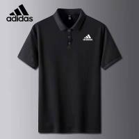 ราคา Adidas เสื้อโปโลธุรกิจของผู้ชายเสื้อโปโลผ้าฝ้ายแท้แขนสั้นสำหรับฤดูร้อนสีขาว ดำ เขียว customized (12965751778)