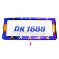 ราคา กรอบป้ายทะเบียน ไทเทเนียม 1คู่ หน้า หลัง งานสแตนเลสแท้ ใส่ได้กับรถทุกรุ่น มีอุปกรณ์ครบชุด (19923093309)