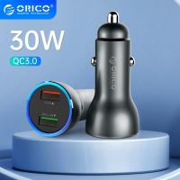 ราคา ORICO 24W USB Car Charger QC3 0 Fast Charger 5V 2 4A Dual USB สำหรับ iPhone Samsung Xiaomi Huawei รถ Lighter (16736032373)