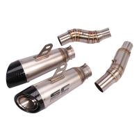 ราคา ซ้ายและขวา สำหรับรถมอเตอร์ไซค์คาวาซากิ Z1000 Z1000SX นินจา1000 2007 2020ท่อไอเสียท่อเชื่อมกลางแบบลื่นบนท่อไอเสียปลายท่อไอเสียปล่อยไอเสียคาร์บอนไฟเบอร์ (20937452281)