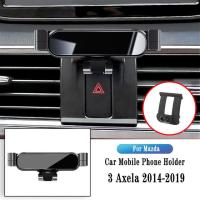 ราคา ที่วางโทรศัพท์ในรถยนต์สำหรับ Mazda Axela 2014 2022 Gravity Navigation Bracket ขาตั้ง GPS Air Outlet คลิปหมุนได้อุปกรณ์เสริม (16466505898)