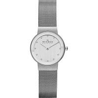 ราคา Skagen Womens Freja Stainless Steel Mesh Dress Quartz Watch Silver (20594396500)