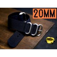 ราคา barel สายนาฬิกา นาโต้ ซูลู ผ้าไนล่อน ห่วงแสตนเลส ไซส์ 20 มม แถม สปริง เหล็กถอดสาย Zulu 20 (412356799)