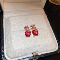 ราคา ต่างหู ยาว เพชร ต่างหูระย้า crystal (21147129201)