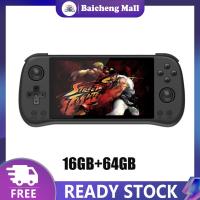 ราคา BaiC Powkiddy X55 Handheld Game Console 5 5 Inch Screen Portable Handheld Game Machine 4000mAh Rechargeable Battery (20912670384)