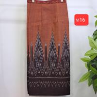 ราคา ผ้าทอมือ ผ้าฝ้ายมัดหมี่ 4 ตะกอทอมือ ตัดเป็นงานป้ายเปิดติดตะขอ อัดซับผ้ากาวทั้งตัว (20258282893)