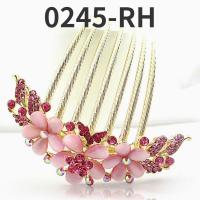 ราคา Korean Version Hair Fork Crystal Cat Eye Seven tooth Hair Comb Insert Comb Head Flower Plate Hairpin Hair Accessories (13894056840)