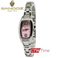 ราคา Sandoz นาฬิกาข้อมือผู้หญิง สายสแตนเลส รุ่น SD99267SS09 สีเงิน หน้าปัดชมพู (3024792748)