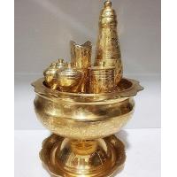 ราคา เชี่ยนหมากทองเหลือง ขนาด 7 นิ้ว ตอกลายวิจิตรงเงามมาก งานพรีเมียม (9728487448)