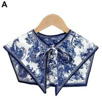 ราคา ปกเสื้อปลอมน่ารักคอปกสง่าถอดออกได้ผ้าพันคอไหล่ Syal Sutra สายรัดหลากสีปลอมปลอกคอผ้าพันคอ N1U8 (20243870925)