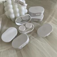 ราคา ตลับคอนแทคเลนส์ กล่องใส่คอนแทค แหนบคีบและกระจก สีพาสเทล (20488263569)