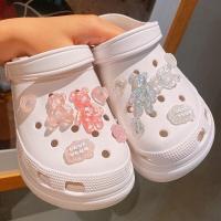 ราคา รองเท้าส้นสูงฟิกเกอร์ Croc สีโปร่งใสรองเท้าหมี Charm DIY สำหรับของขวัญ รองเท้าไม่รวม (17604310085)