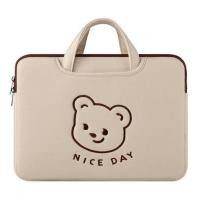 ราคา กระเป๋าโน๊ตบุ๊คลายหมีกระเป๋าสีดำ 15 6 แนววินเทจ สำหรับใส่โน๊ตบุ๊ค Notebook bag notebook case กระเป๋าคอมพิวเตอร์ ซองแมคบุ๊ค ซองโน๊ตบุ๊คกันกระแทก (10775966966)