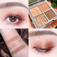 ราคา อายแชโดว์ NOVO Cherry Blossom Eye Shadow NO 5330 พาเลท 4 สี แบบ โทนน้ำตาล ส้ม ชิมเมอร์ เนื้อแมทสีสวยติดทน (16219484025)