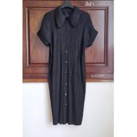 ราคา ใหม่ สีแดงรับตรุษจีน 2MUAY รุ่น GJO2087 COLLAR BUTTON FRONT PLEAT DRESS เดรสอัดพลีทงานคุณภาพ 9สี FREE SIZE (10767493282)