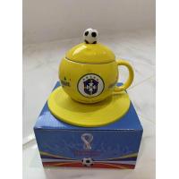 ราคา แก้วกาแฟลายฟุตบอลโลก ทรงสวยเนื้อลายสุดพิเศษ ช้อนลูกบอลสุดเก๋ เหมาะกับชาวออฟฟิต นักเรียนนักศึกษา ราคาดี ของขวัญ (20324711032)