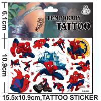ราคา แทททูสไปเดอร์แมน แทททูซุปเปอร์ฮีโร่ แทททูสำหรับเด็ก รอยสัก รอยสักชั่วคราว แทททู สไปเดอร์แมน ฮีโร่ Spiderman Spider man Temporary Easy Tattoo For Kid (17470854565)