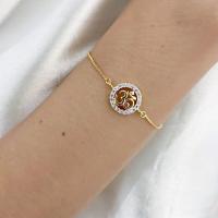 ราคา สร้อยข้อมือโอม 043 สร้อยข้อมือทองชุบ จี้โอม สร้อยปรับขนาดได้ตามข้อมือ พร้อมส่ง (12741420987)