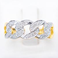 ราคา Happy Jewelry แหวนเพชรของแท้ เลทถัก เพชรแท้เกสร ทองแท้ 9k 37 5 ขายได้ จำนำได้ ME699 (12301534532)