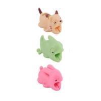 ราคา ที่ม้วนเก็บสาย3เส้นลายการ์ตูนน่ารักรูปสัตว์สำหรับยูเอสบีสายชาร์จสายหูฟังโทรศัพท์ตกแต่งโทรศัพท์มือถือ wir (21171032065)
