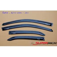 ราคา คิ้วกันสาดประตู ALTIS 2008 2013 2008 2009 2010 2011 สีดำ 4ชิ้น อะคริลกเกรด A คิ้วกันฝน คิ้วบังแดด ของแต่ง ชุดแต่ง ชุดตกแต่งรถยนต์ (11214447)