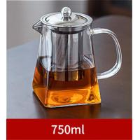 ราคา กาชงชา กาแก้ว ก้นออกแบบเป็นเหลี่ยม ตัวกรองสแตนเลส ไลฟ์สไตล์เม็กซิโก Glass teapot (18073857477)