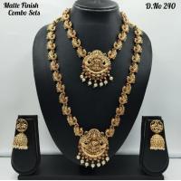 ราคา ชุดสร้อยคอ จี้พระแม่ลักษมี COMBO SET MATT FINISH (20871262932)