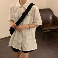 ราคา COD MISS SUMEY เสื้อเชิ้ต แขนสั้น สีพื้น ทรงหลวม สไตล์เกาหลี สำหรับผู้หญิงPCS (19675443829)