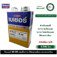 ราคา ทินเนอร์ M99 M 99 สำหรับสี จราจร สีระเบิด สีพ่นลายฆ้อน สีทาถนน ขนาด กระป๋อง 0 946 ลิตร (21269175887)